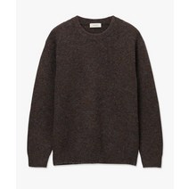 [국내매장정품] 르마드 울 오버핏 라운드 니트 - 브라운 Wool Overfit Round Knit Brown