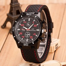 남자메탈시계 40대 50대 패션 스포츠 실리콘 남성용 시계 클래식 럭셔리 레이싱 비즈니스 다이얼 캐주얼 쿼츠 남자 선물