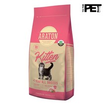 아라톤 키튼 고양이 턱드름 사료 15kg, 없음
