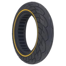 솔리드 통타이어 튜블리스 10인치 타이어 인모션 아이콘빗 뉴듀얼트론 이노킴 전동킥보드, 블랙