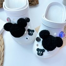 루스플로스 LED 블랙 곰돌이폼폼 파츠
