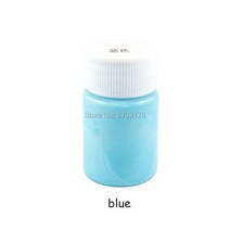 스케이트 라이트 야광 형광 수성 페인트 아트 안료 바디 페인팅 방수 파우더 더스트 나이트 코팅 DIY, [11] blue