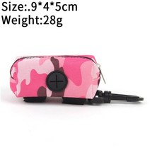 강아지 배변봉투 휴대용 애완 동물 고양이 픽업 똥 가방 디스펜서 개 똥 폐기물 홀더, 다크 카키