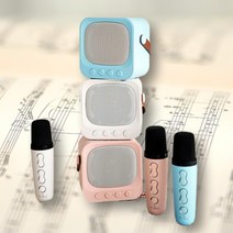 가정용 미니 노래방 휴대용 여행용 노래방기기 머레이, 핑크