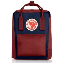 피엘라벤 Fjallraven 칸켄 미니 클래식 에브리데이 백팩 네이비 롱 스트라이프, Royal Blue/Ox Red