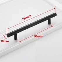 스테인리스 문 도어 손잡이 문고리 2 ~ 24 T 막대기 똑 바른 10mm 내각 잡아 당기기 직경 가구 기계 설비 부엌, 96-150mm