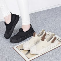 준디자인 끈없는 여성 밴드 운동화 스니커즈 발편한 쿠션 신발 슬립온 푹신한 경량 런닝화 가벼운 패션 데일리 슈즈