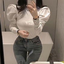 로코코 타임 퍼프 긴팔 티셔츠 r
