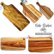 호주 직배송 팹슬랩스(Fab Slaps) 캄포 도마 5종 - 손잡이 도마 플레이팅 도마, 옵션4.미디엄 (직사각)