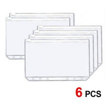 A6 가죽 예산 바인더 노트북 현금 봉투 시스템 세트 포켓 돈 절약 지폐 정리함, Purple and Sticker