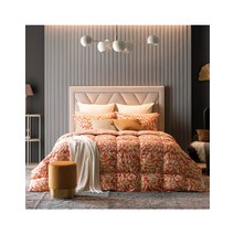 [소프라움] 리프 거위털 차렵이불 킹 (사계절), 핑크