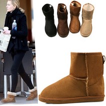 카미엣뮤즈 kami et muse Simple cute mini fur boots_KM12w456