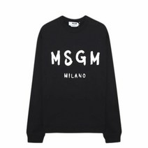 [명품]MSGM 엠에스지엠 SS 브러쉬드 로고 맨투맨 MM TMG485043 1672435577