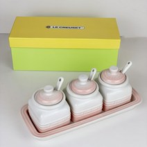 도자기 양념통 세트 양념통 수저통 주방 가정용 소금통 양념병 후추통, 8. 순백색 양념통 3개 세트개