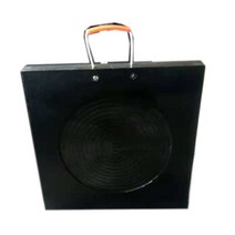 크레인발판 아웃트리거 크레인안전발판 크레인받침목, 400X400X40 블랙