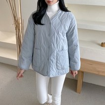 루시 파스텔 항아리 뽀글이 양털 양면 패딩 점퍼