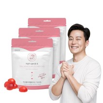 안국건강 인생뷰티 저분자 콜라겐 츄 30구미 3팩 30일분