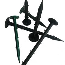 16cm 블랙색상 방초 망 고정 못 원예 밭 농사 덮개 홀더 핀 말뚝, 단품
