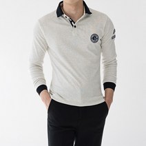 스타일에스 남자 빅사이즈 H 카라 봄 가을 슬림핏 긴팔 티셔츠