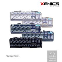 제닉스 STORMX TITAN SE 게이밍 LED 백라이트 키보드, 블랙