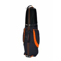 골프백 두꺼운 접이식 캐리어 에어 공 가방 하드케이스 비행기 GOLFBAG 탁송 보호케이스 1714020051, 블랙 귤색