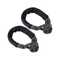 견인고리 자동차 차량 스트랩 후크 튜닝용품 장치 2pcs, 2.Black