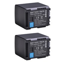 BP-820 배터리 및 LCD 충전기 키트 캐논 VIXIA GX10 1780mAh, 05 2 Battery