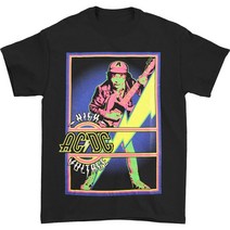 ROCKPANDA AC/DC High Voltage Blacklight 반팔티