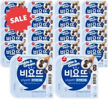 서울우유 비요뜨 쿠키앤크림 136g X 12개 사무실 간식, 상세페이지 참조