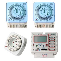 해바라기타이머 타임머 전등 간판 시간 절전 정전보상 타임스위치 4단자 5단자 4p 5p, 디지털 타이머30A, 5개