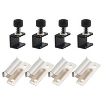 3D 프린터 유리 침대 클립 8개 Ender 3 침대 클립 클램프 7mm Ender 3/Ender 3 Pro/Ender 3 V2/ Ender 5/Plus CR10/CR10S, Mix Size Clips 8pcs