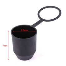 트레일러 견인장치 견인볼 자동 견인 바 볼 커버 액세서리 블랙 캡 견인 히치 캐러밴, 1개