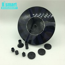 jt-160f1 브러시리스 모터 태양열 분수 펌프 7v dc 200lh 리프트 80cm 태양 전지 패널이있는 부동 풍경 분수