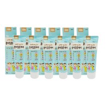 어린이 불소도포 치약 초등학생 초등 고불소 주니어 라이온 키즈앤 세이프 60g X 6개, 영구치 충치집중 케어 어린이치약 60gX6개