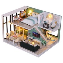 miniyo DIY 미니어처 만들기 그린하우스 재료 키트 풀세트 준비도구증정 한글설명서 당일발송, 그린하우스(오르골포함)