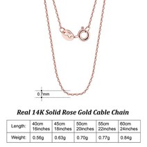 민아뜰 14k 골드 0.7mm 이태리체인 금목걸이 골드목걸이 14k목걸이줄 14k체인