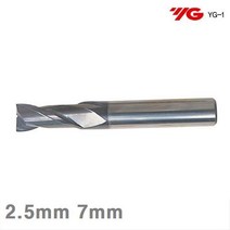 PJF128329Ticn코팅엔드밀 7mm 와이지원 2.5mm 2F Inch 55 (1EA)