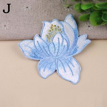 의류 재봉 천DIY 의류 바느질 백합 꽃 자수 립 구멍 키트 장식 1 개, 05 10_01 10x10x5cm