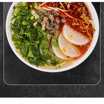 멜라민 식기 국수 그릇 라면 마라탕 칼국수 면기, 나선형 바닥 보울 6 추가 두께