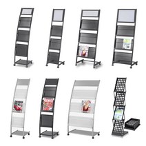 철제 잡지꽂이 모음 브로셔꽂이 카탈로그스탠드 팜플렛꽂이 잡지스탠드 매거진랙 잡지랙, 개폐식 액자형 잡지꽂이JH8202