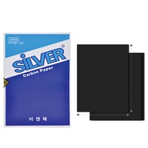 [코리아스퀘어] 이앤텍 먹지(카본페이퍼) 100입, 적색