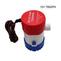 수영장펌프 수영풀 모터 펌프 빌지 12v 24v 새로운 스타일 1100gph 수 152, 12V 750GPH