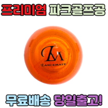 렌스메이트 파크골프공 프리미엄 3피스구조 파크볼 파크공, 오렌지