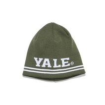 YALE JACQUARD LOGO BEANIE KHAKI YC6GD6007KH