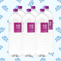 몽베스트 2L 6병 생수 물 탕비실 대용량