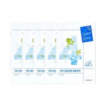 넘버즈인 4번 SOS 응급진정 얼음장팩 5매 (랜덤샘플증정), 1개, 5개