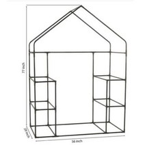 소형비닐하우스 비닐하우스설치 온실하우스 1x 브래킷 미니 온실 PVC 플라스틱 정원 야외 식물 성장 하우스 커버 생활 공간 콜드 프레임