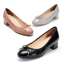 [AK PLAZA] [세라] SAERA C21P607 그레이 흑 핑크 여성펌프스 4CM