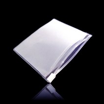 산업용품 지퍼백 20cmX18cm 파우치 포장재 택배봉투 공구 100매 두꺼운 PVC 지퍼팩, 반투명_두께0.2mm