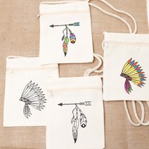 인디언 휴대가방 c형 만들기 크로스백 꾸미기 에코백